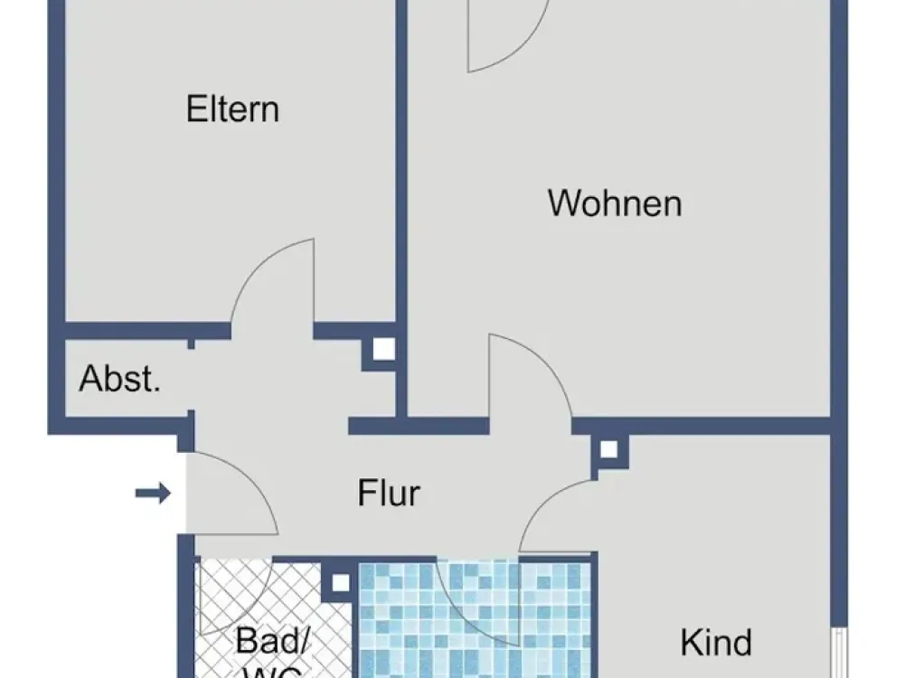 Practical 3-Room Apartment with Balcony in Lohfelden