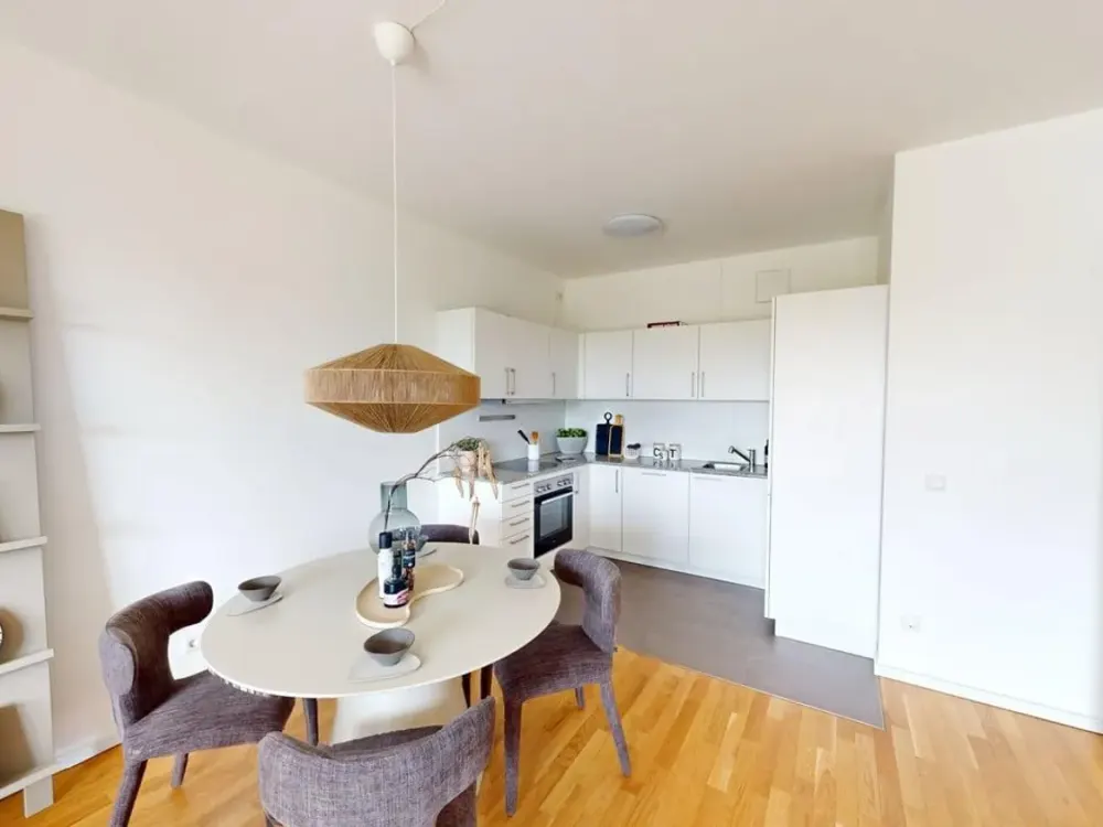 Exclusive 3-Room Apartment with Balcony & Two Bathrooms in Prime Location