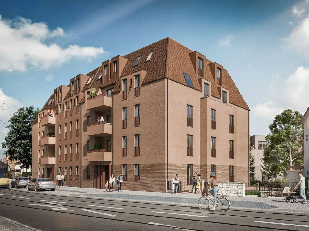 Neubau 3-Zimmer Dachgeschosswohnung // Wohnpark TerraCotta