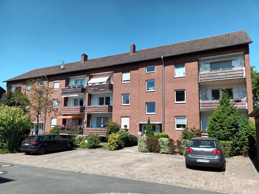 MS-Hiltrup: Moderne 3-Zimmerwohnung mit Balkon und Stellplatz