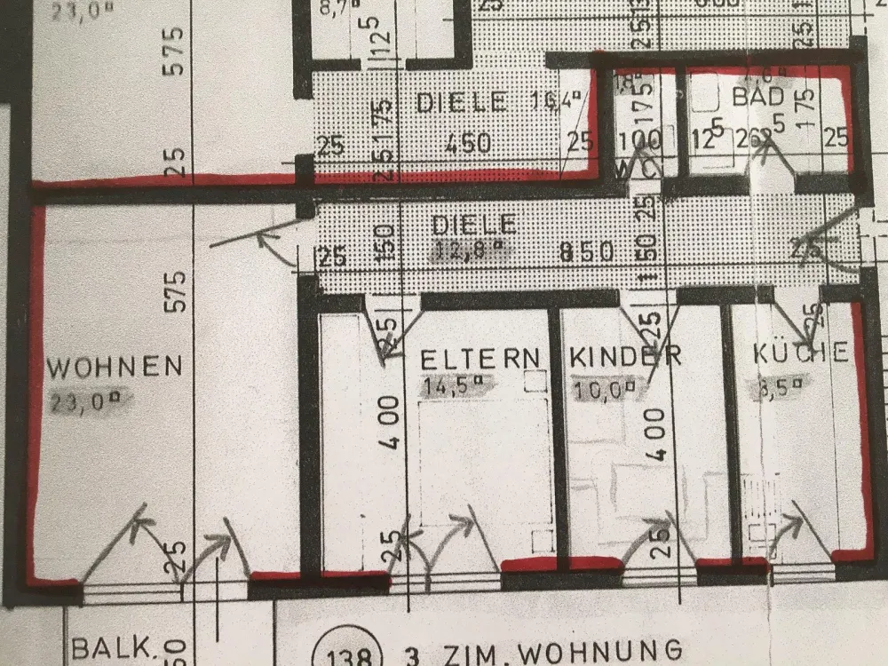 Ruhige 3-Zimmer-Wohnung in Hochdorf an der Enz mit Traum-Ausblick