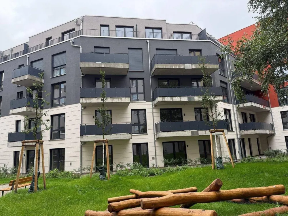 3-Zimmer-Neubau, zentral, EG, Erstbezug, ruhige Lage im Hinterhof