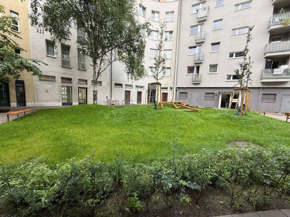 3-Zimmer-Neubau, zentral, EG, Erstbezug, ruhige Lage im Hinterhof