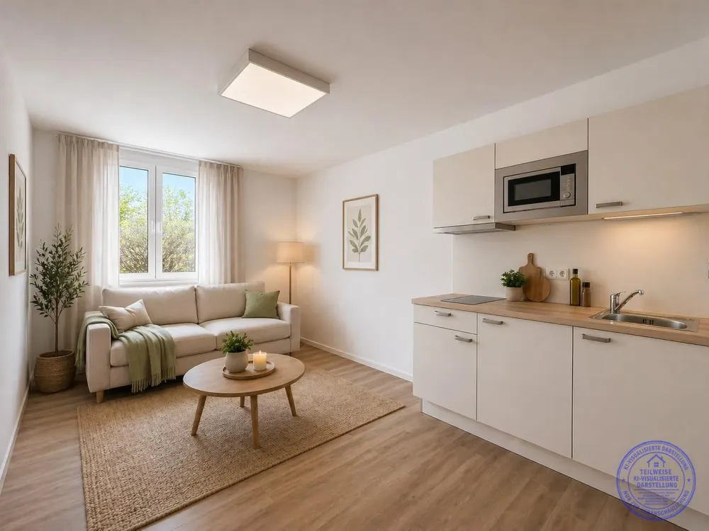 36 m² Komfort - Barrierearmes Apartment mit separatem Schlafzimmer & Aufzug