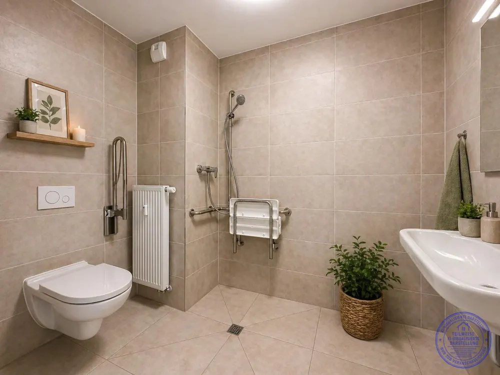 36 m² Komfort - Barrierearmes Apartment mit separatem Schlafzimmer & Aufzug