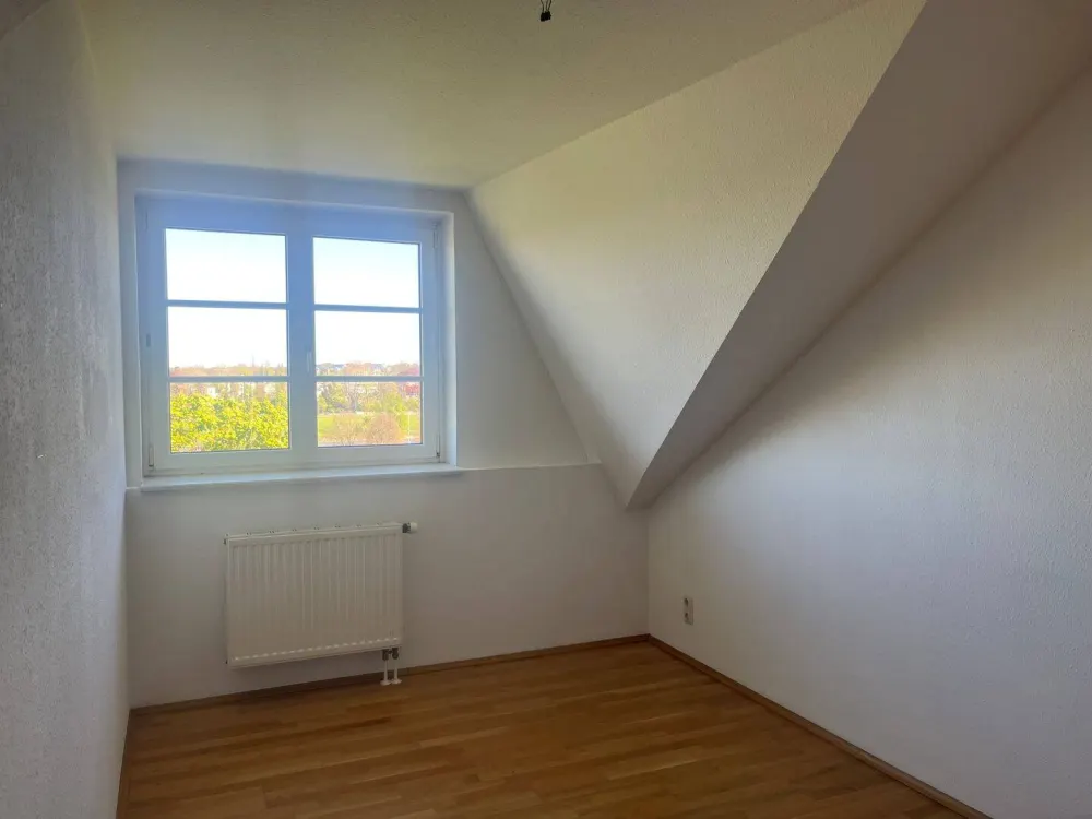 Helle, sanierte Dachgeschosswohnung in Elbnähe mit Balkon