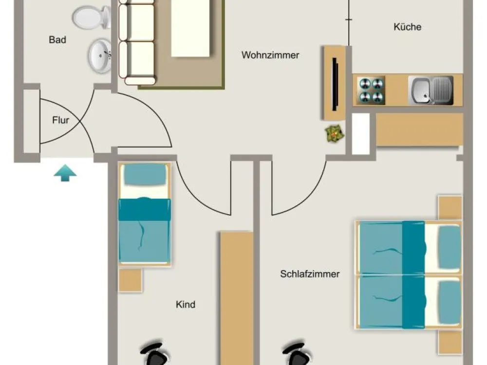 Klein aber fein - Wohnen, wo das Herz schlägt.