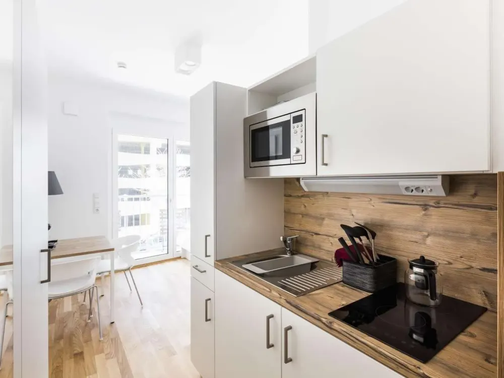Vollmöbliertes 1 Zimmer Apartment in München-Riem nähe Messe - "Sorglos-Rundum-Paket"