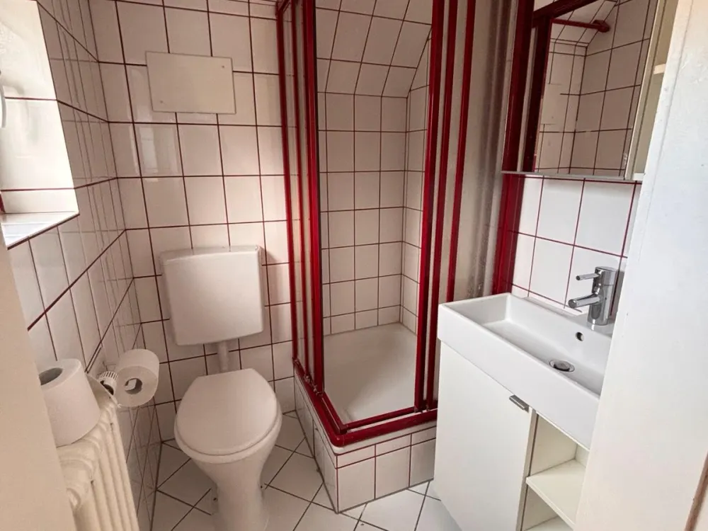 Shared flat room with private bathroom and large usable area