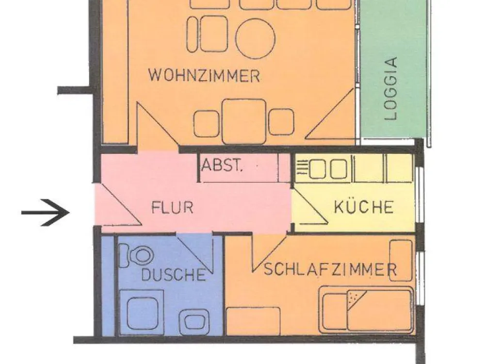 Single Apartment with Good Public Transport Connection