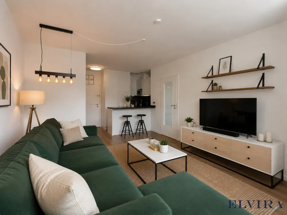 ELVIRA - Maxvorstadt, exlusive und vollmöblierte 2-Zimmer-Wohnung mit sonnigem Balkon und Loggia (Mi