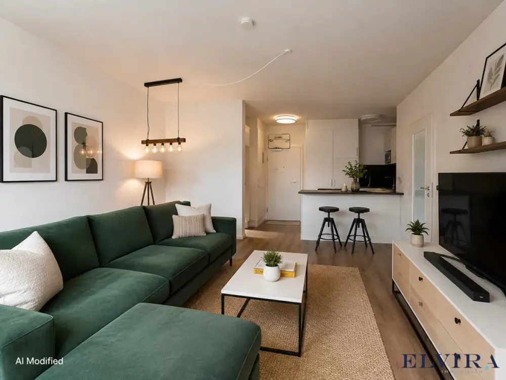 ELVIRA - Maxvorstadt, exlusive und vollmöblierte 2-Zimmer-Wohnung mit sonnigem Balkon und Loggia (Mi