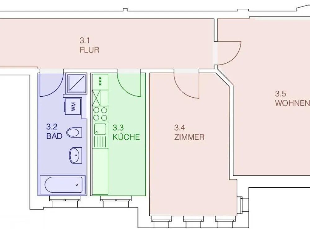 :-) +NÄHE BMW/PORSCHE/DHL/MESSE.. EDLE 2-ZIMMER-WOHNUNG MIT EBK!+HOCHWERTIGE AUSSTATTUNG+GEPFLEGTES MFH+