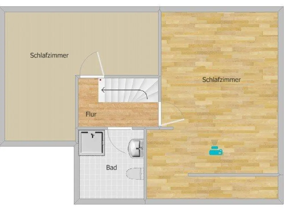 Dachgeschoss Wohnung 140 m²