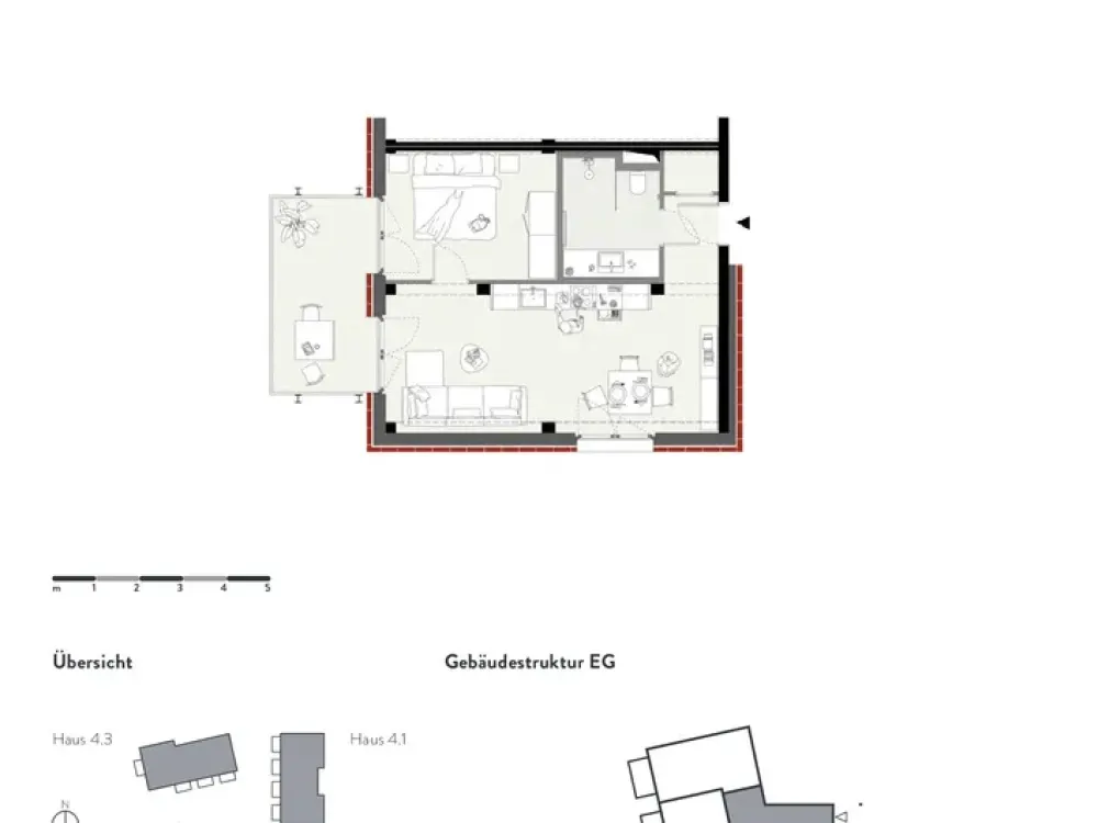 Moderne 2 Zimmerwohnung im 1. Förderweg zur Miete in Norderstedt - Wentzel Dr.