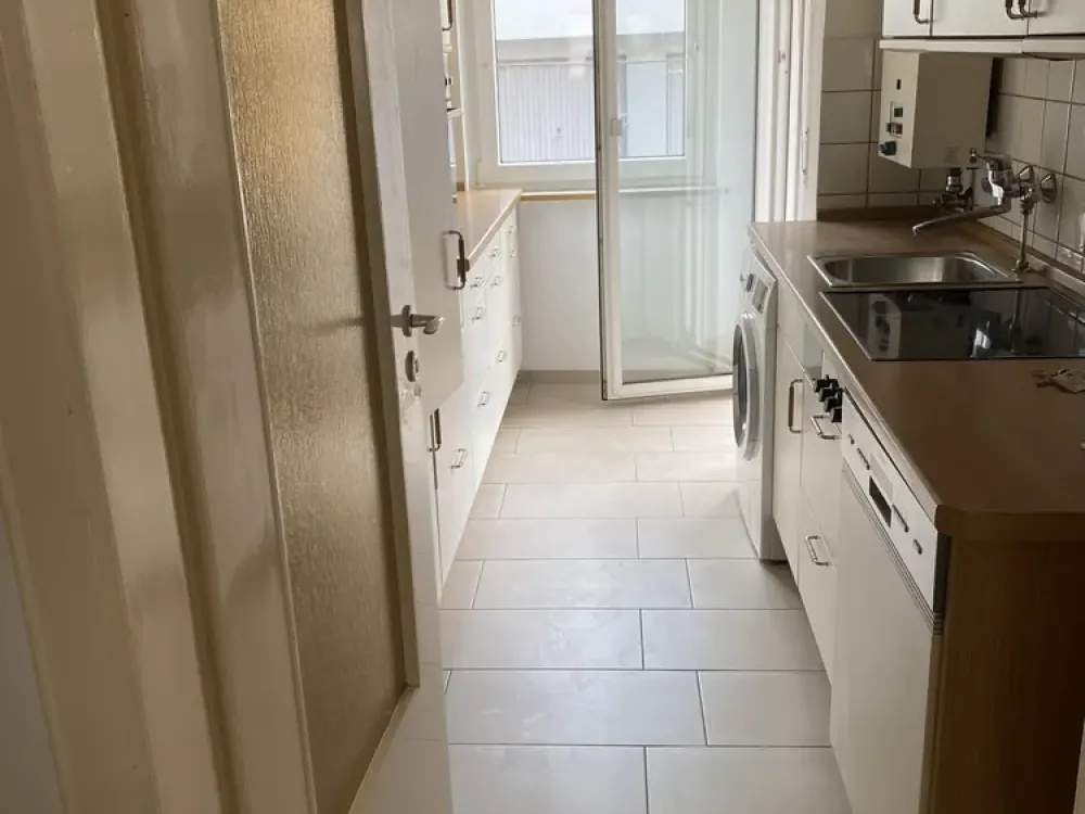 Helle, frisch renovierte 3 Zi.-Whg. in EG, Balkon, EBK