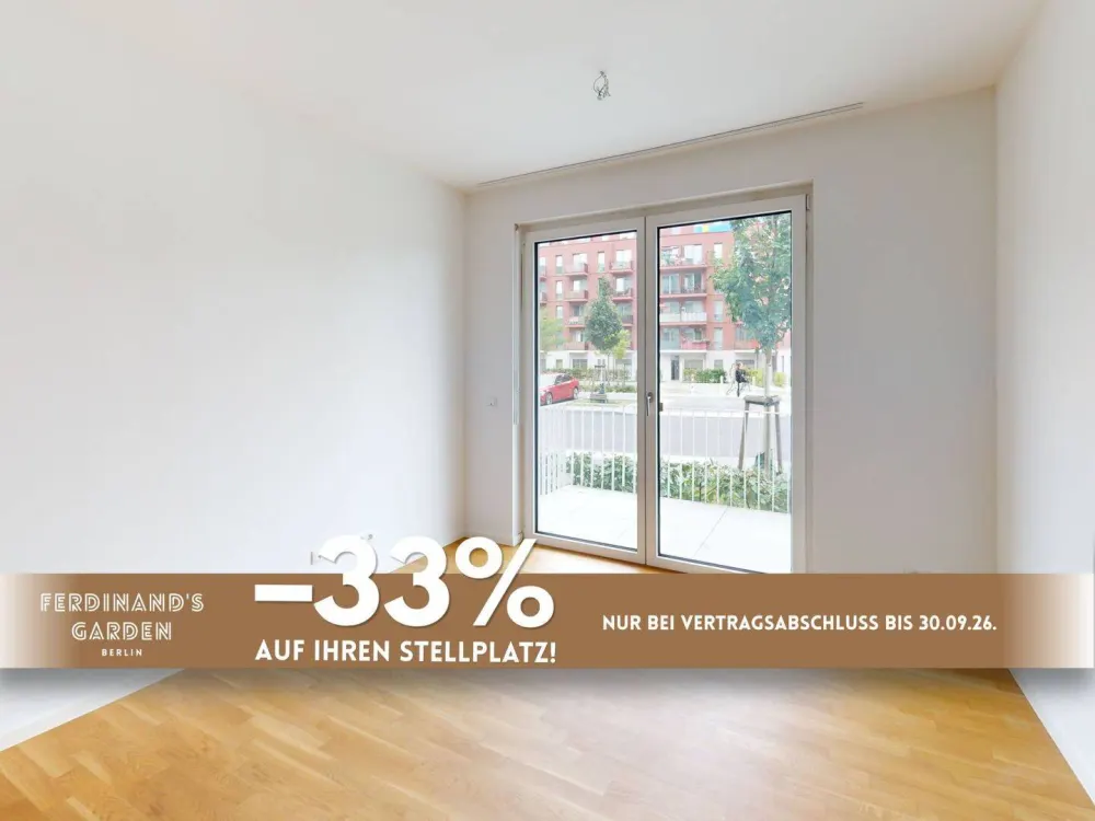 Traumhafte 2-Zimmer-Wohnung mit BALKON und EBK im Neubauquartier 'Ferdinand's Garden'