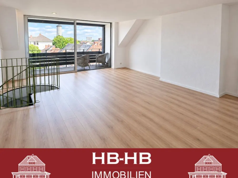 Kernsaniertes Penthouse-Flair über den Dächern des Bremer Westens