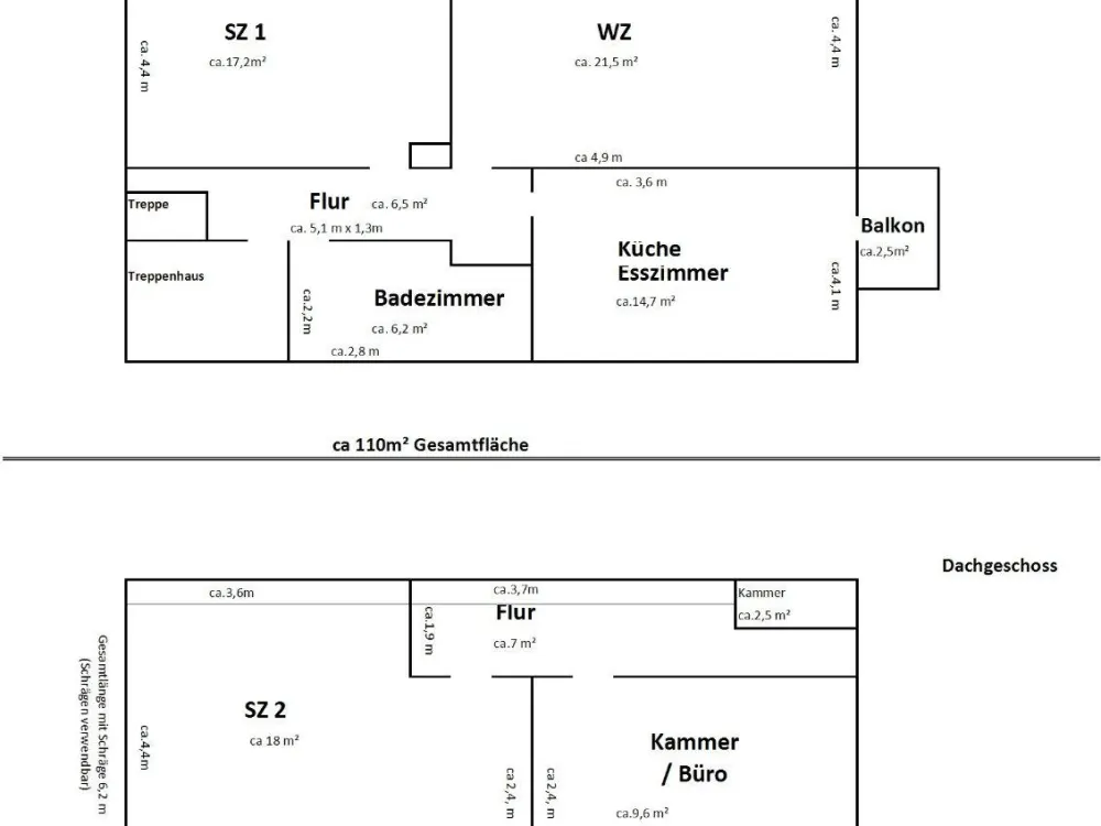 3 Zimmer Maisonettewohnung mit große Terrasse in Dachau Ost