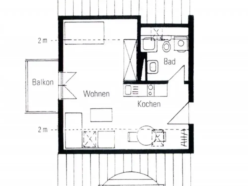 Kompaktes Apartment in Fellbach: Wohnen mit Balkon
