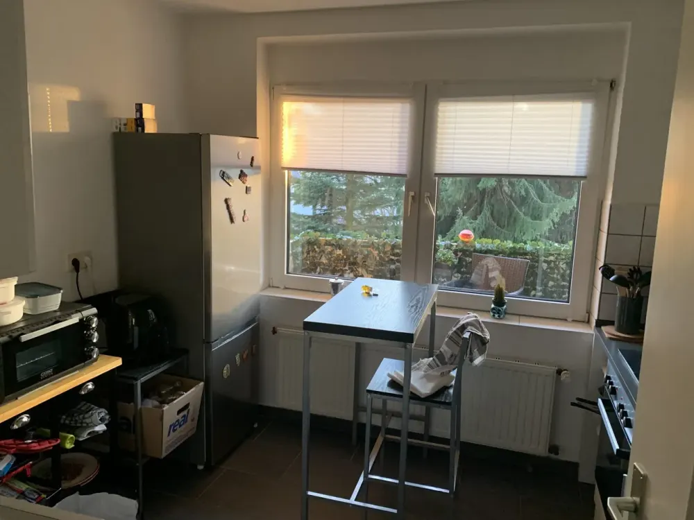 2-room apartment with fitted kitchen, balcony and parking space in park complex
