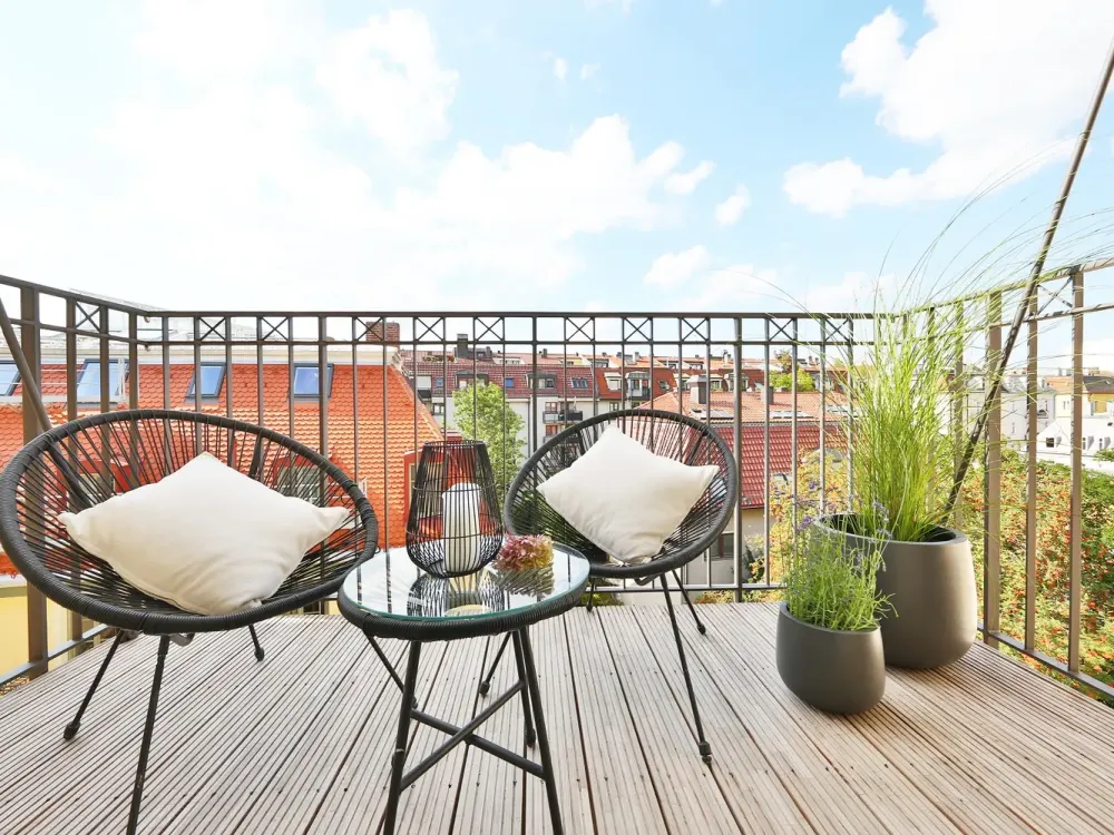 Perfekt möbliert im Stadtpalais - Wohnung "Firenze" - 4. Etage, 3 Zimmer, Balkon - Fitness & Sauna