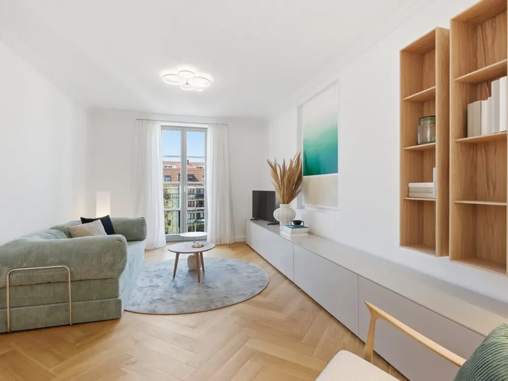 Perfekt möbliert im Stadtpalais - Wohnung "Firenze" - 4. Etage, 3 Zimmer, Balkon - Fitness & Sauna