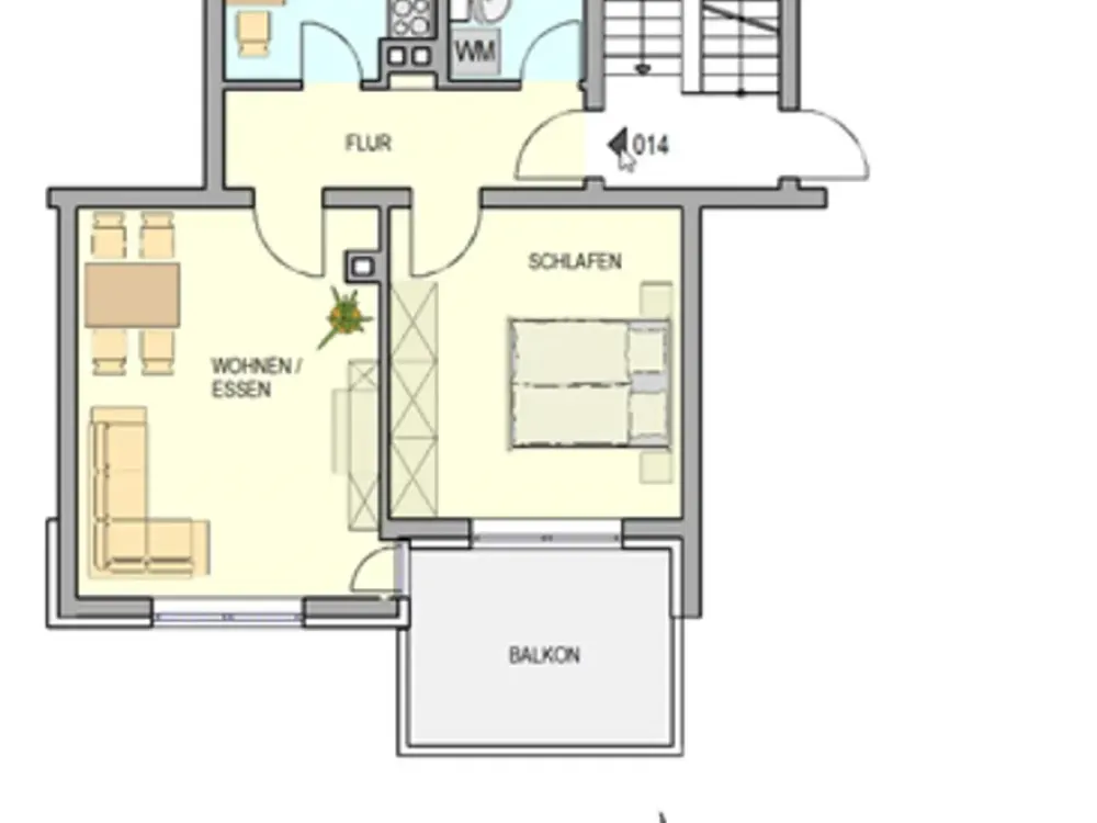 2 Zimmer EG-Wohnung in Wernau 15405/10/14