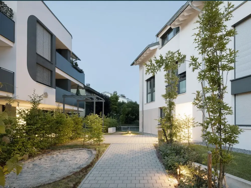 2 Zimmer-Garten-Wohnung (vollmöbliert) in guter Lage & mit zentraler Anbindung Asperg