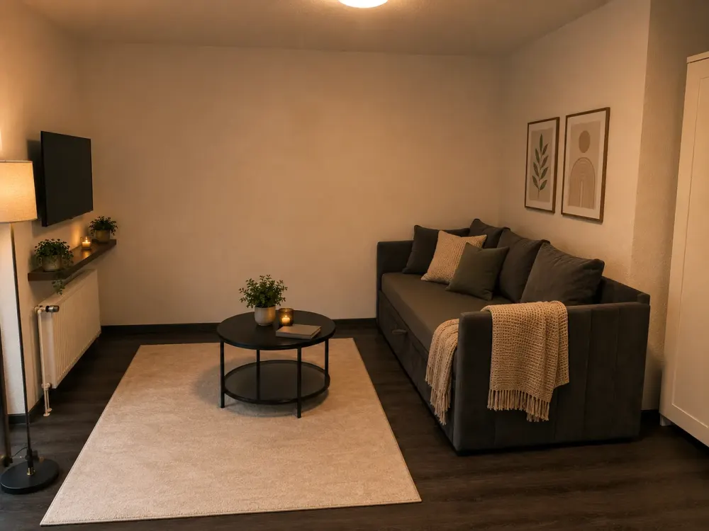 Stilvoll & barrierefrei: Moderne möbilierte Wohnung mit privater Terrasse