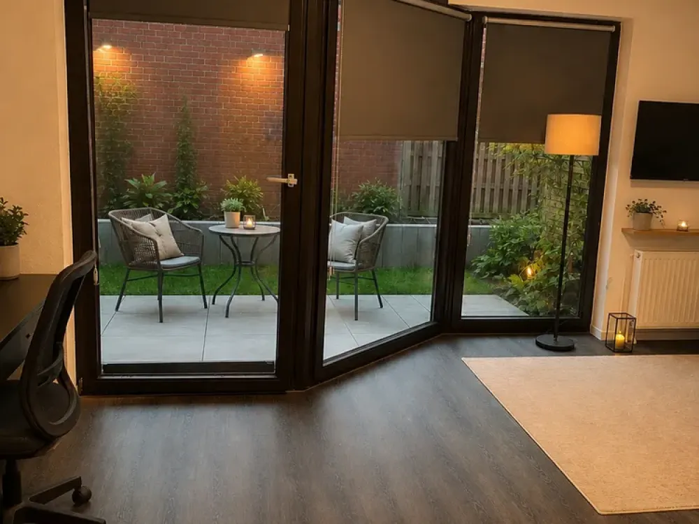 Stilvoll & barrierefrei: Moderne möbilierte Wohnung mit privater Terrasse