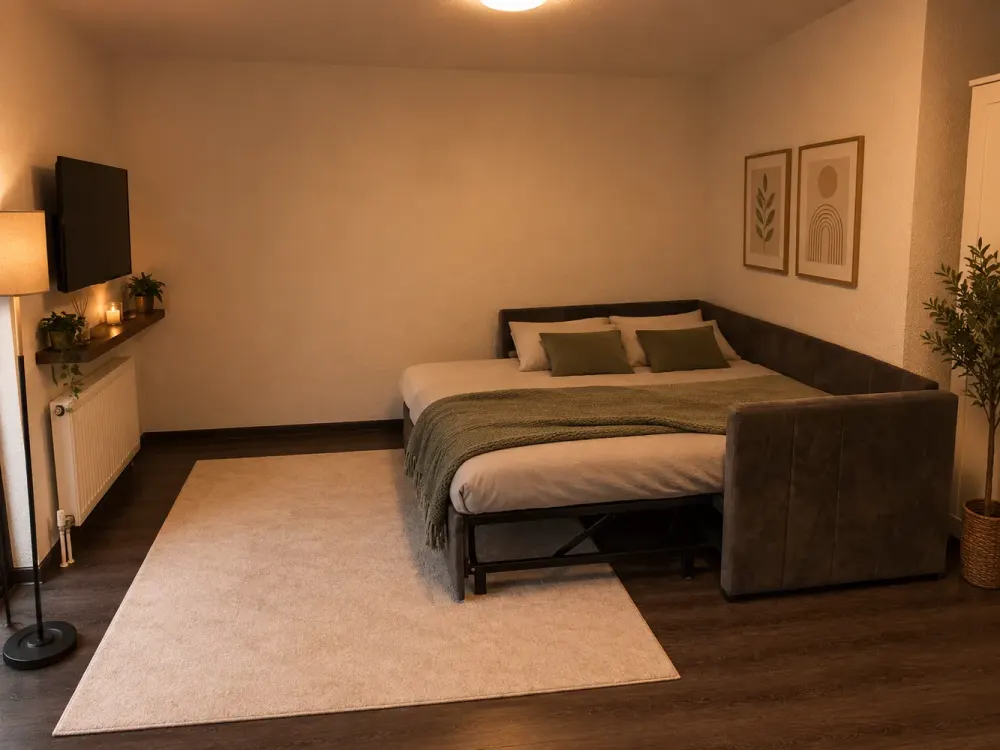 Stilvoll & barrierefrei: Moderne möbilierte Wohnung mit privater Terrasse