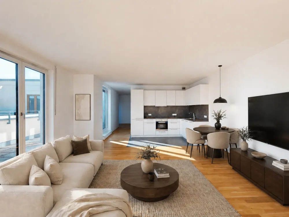 Penthouse-Living: Ihr Platz an der Sonne