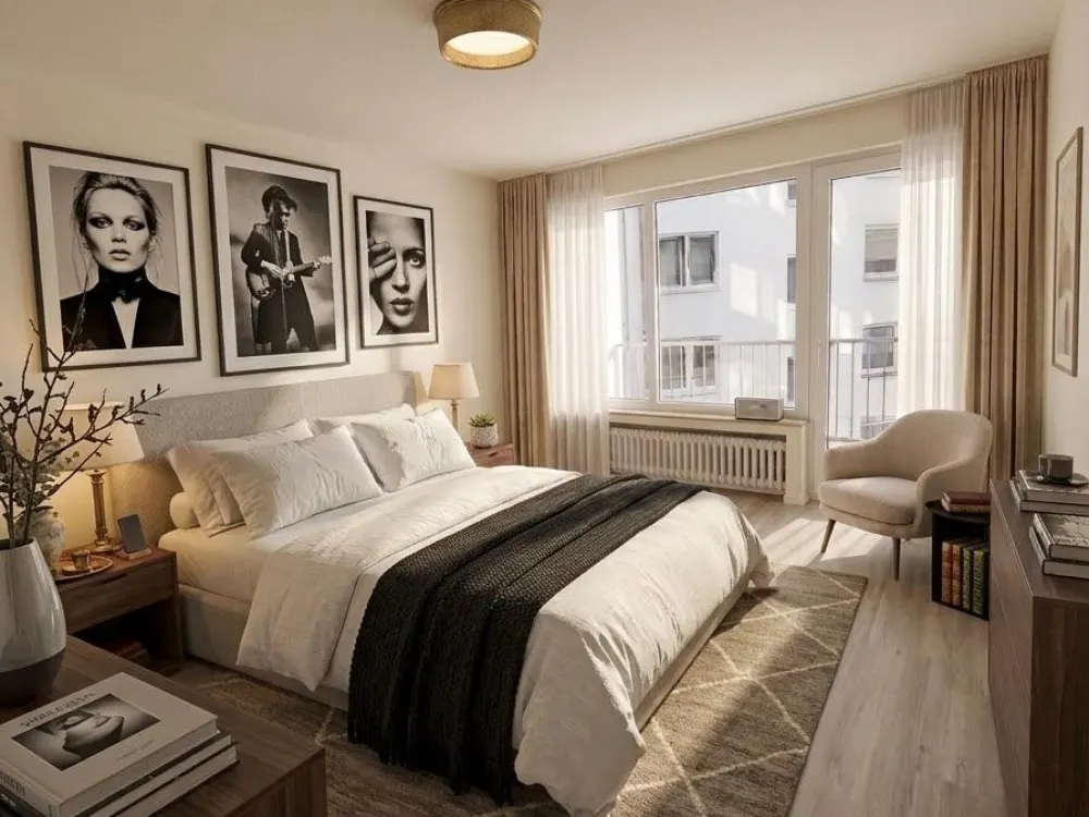 Modernes Zimmer mit Balkon in 5er WG zum 01.11.26