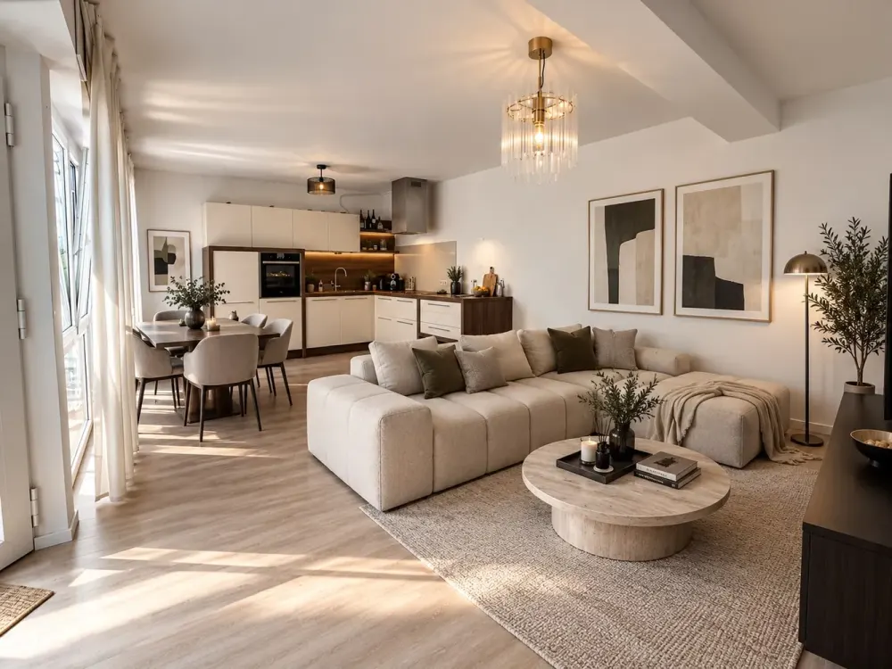 Stadthaus-Feeling in Friedrichstadt: Hochwertige Maisonette-Wohnung mit eigener Terrasse im ruhigen