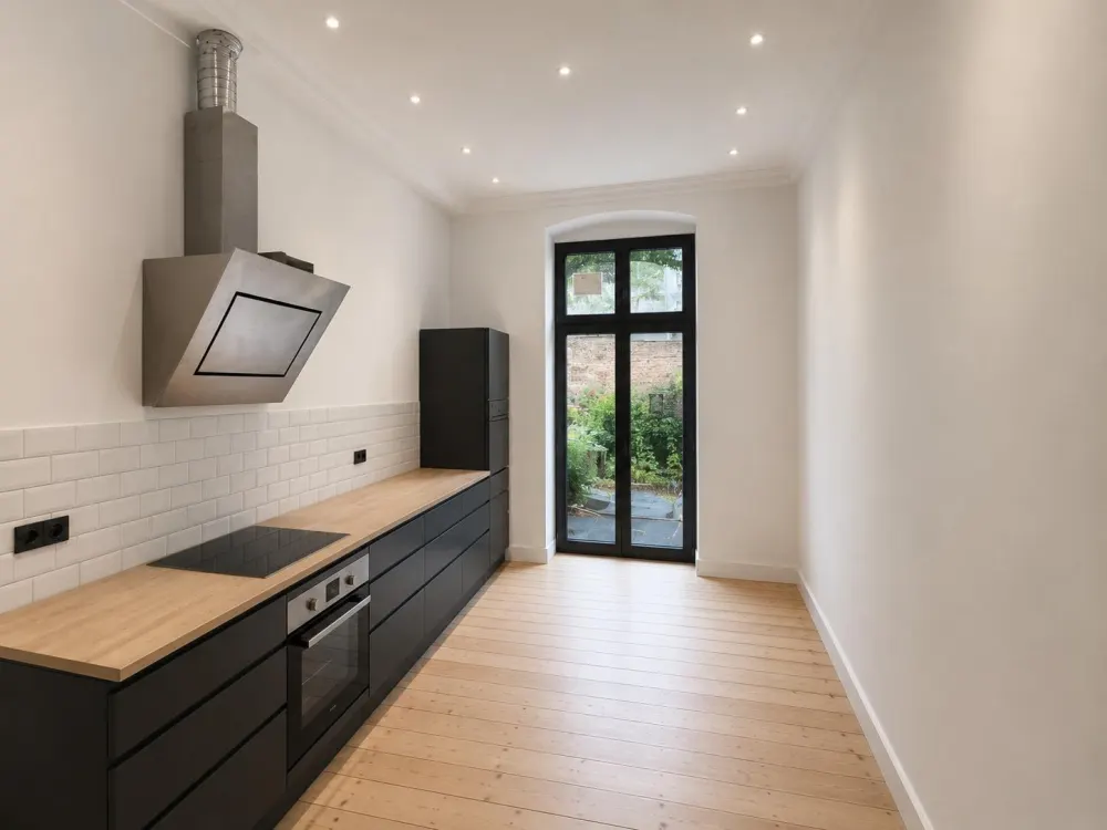 Kernsanierte 2,5 Zimmer Wohnung mit Garten in Pempelfort