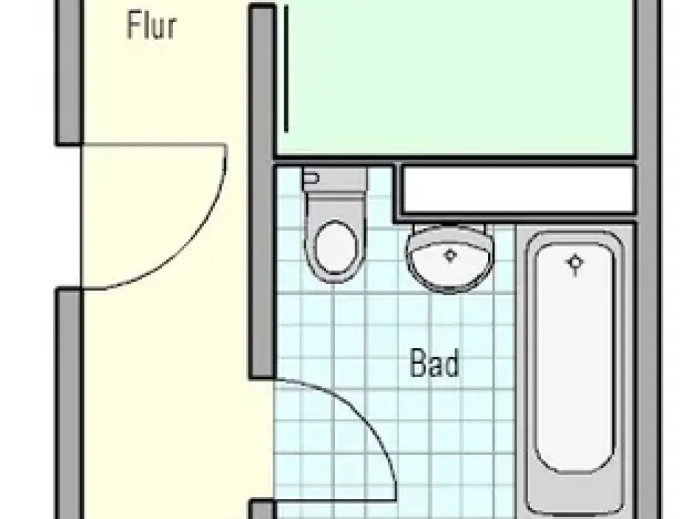 Schöne 1-Raum-Wohnung in Rostock - Toitenwinkel