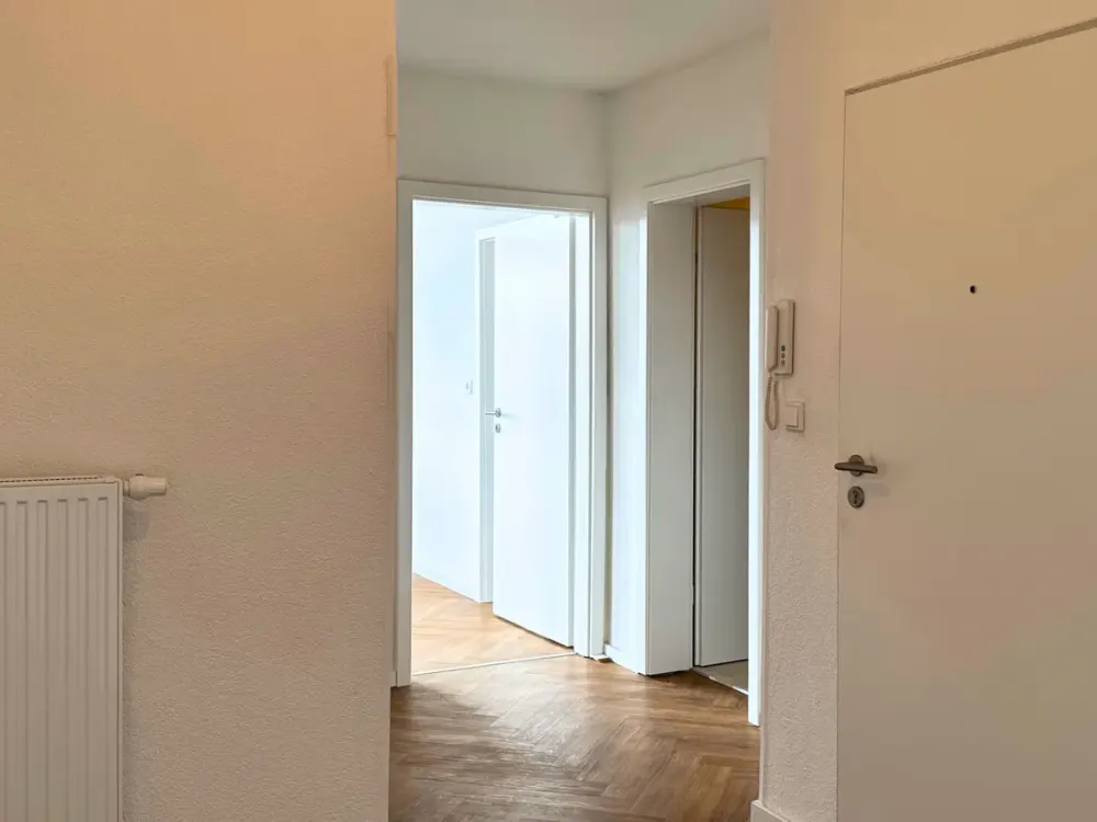 Etagenwohnung im Herzen von Kapellen mit Balkon