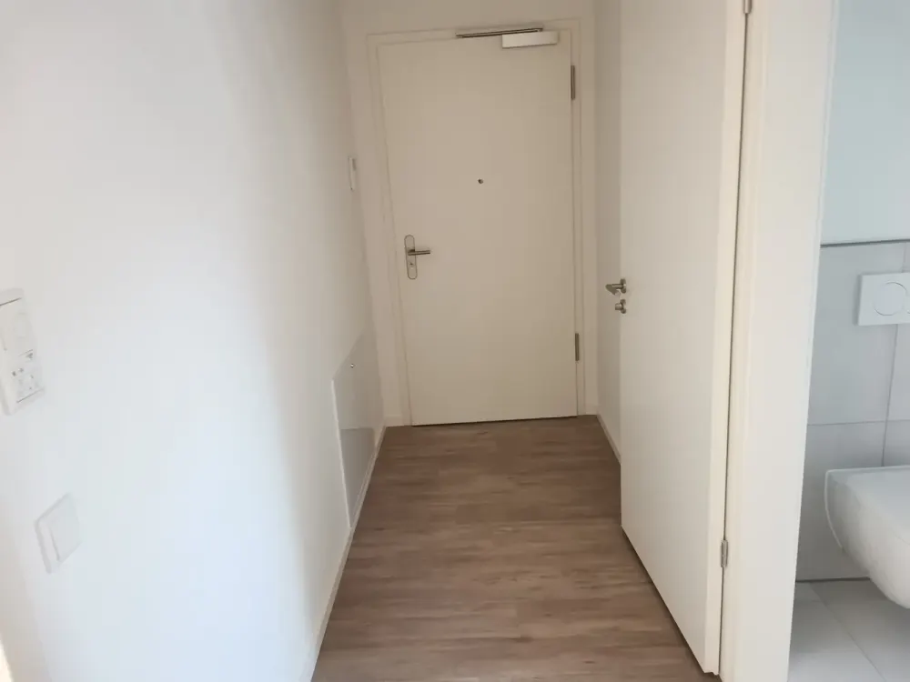 hochwertige 2-Zimmer-Dachgeschoss-Wohnung von 2024 (KfW 40) mit Balkon