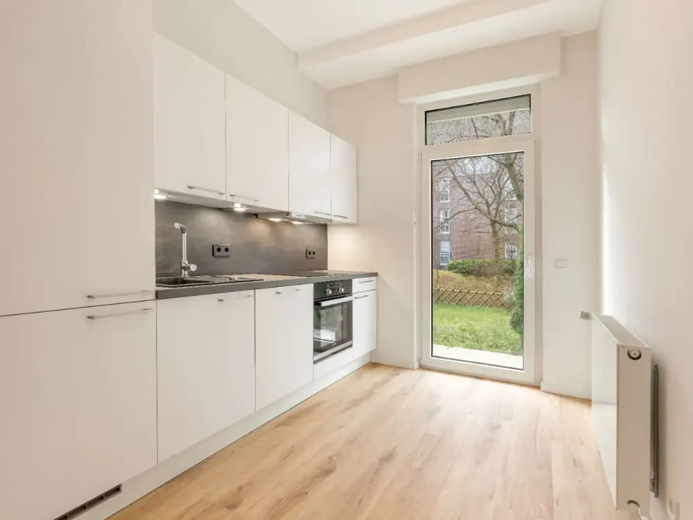 Sanierte Single-Wohnung mit Einbauküche und Garten sucht Nachmieter!