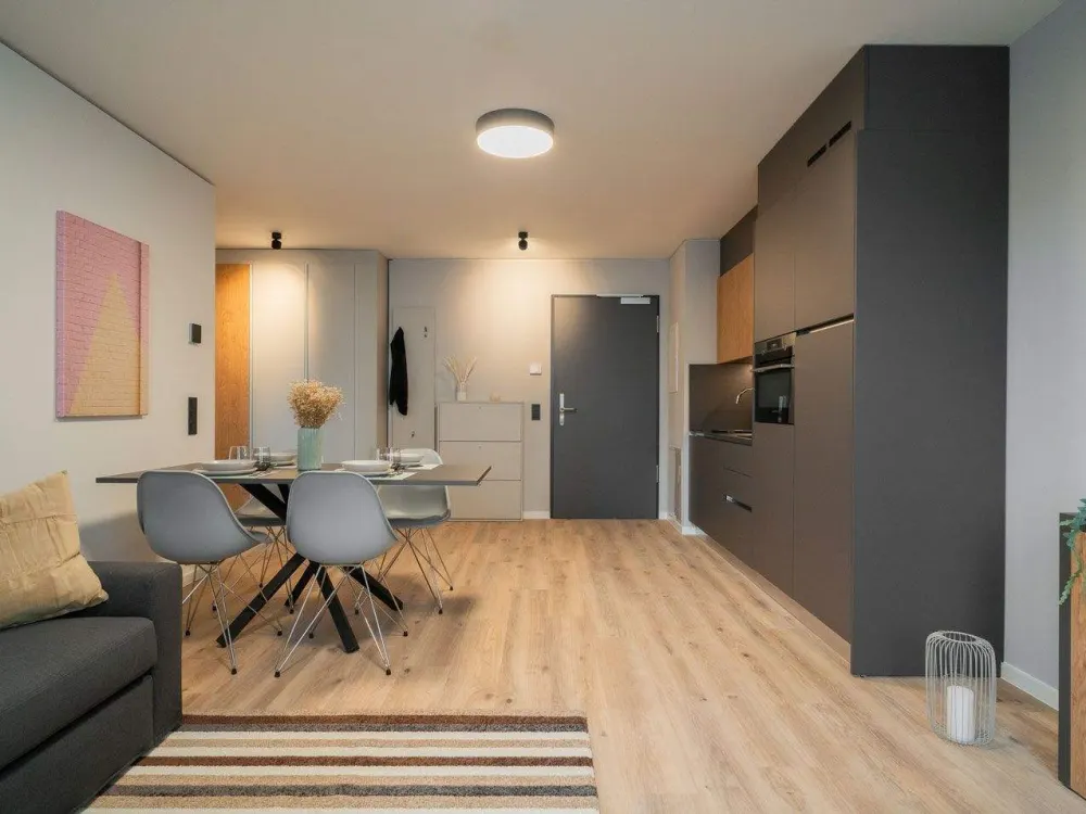 Möbliertes 2.5-Zimmer-Apartment in Frankfurt, City Pop