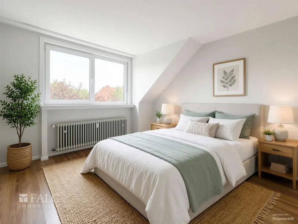 Charmante Wohnung mit parkähnlichem Gartenblick in Hillerheide!
