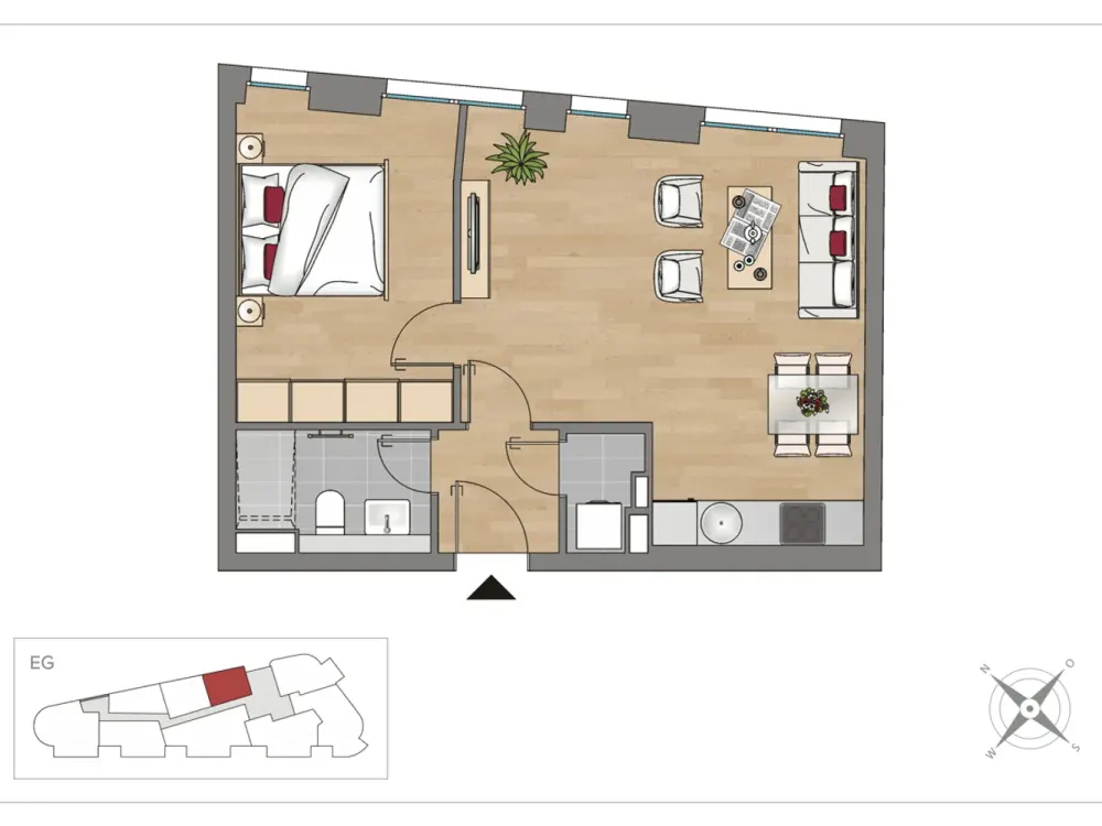 I Urban wohnen im OSTFORUM Leipzig I moderne Wohnungen in zentraler Stadtlage I