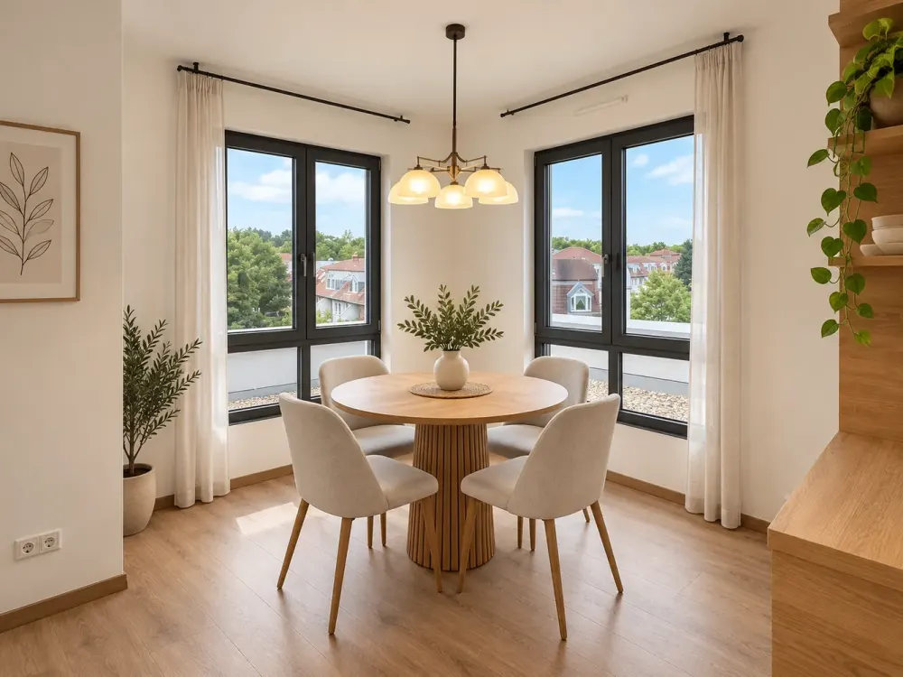 Lichtdurchflutete 3-Zimmer-Wohnung in oberster Etage mit 2 Bädern, West Balkon & Aufzug