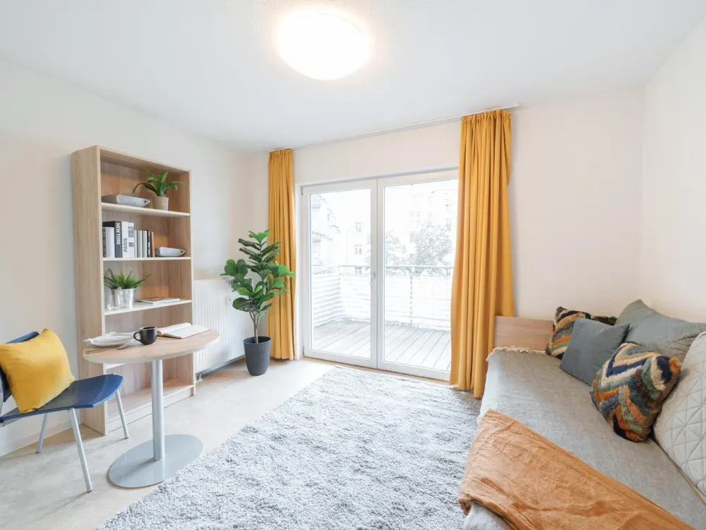 Zentral gelegenes 1‑Zimmer Apartment zur Miete in Dresden-Neustadt, Wentzel Dr.