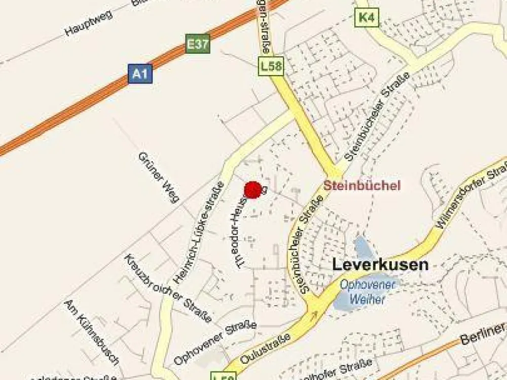 2-Zimmer-Wohnung mit Sonnenbalkon in Leverkusen Steinbüchel