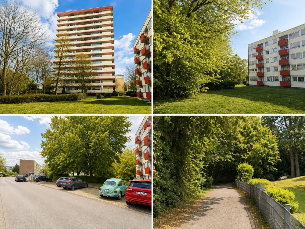 Bright Modernized 1-Room Apartment with Balcony in Dormagen