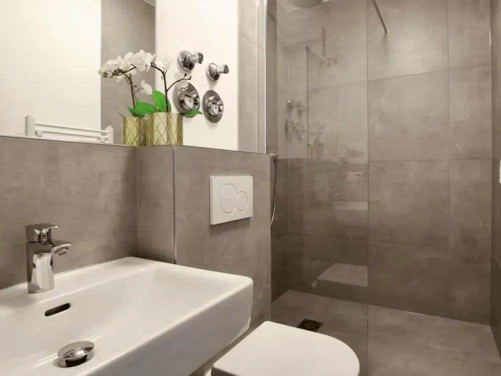 40 m² großes Studio-Apartment mit großem, sonnigem Balkon