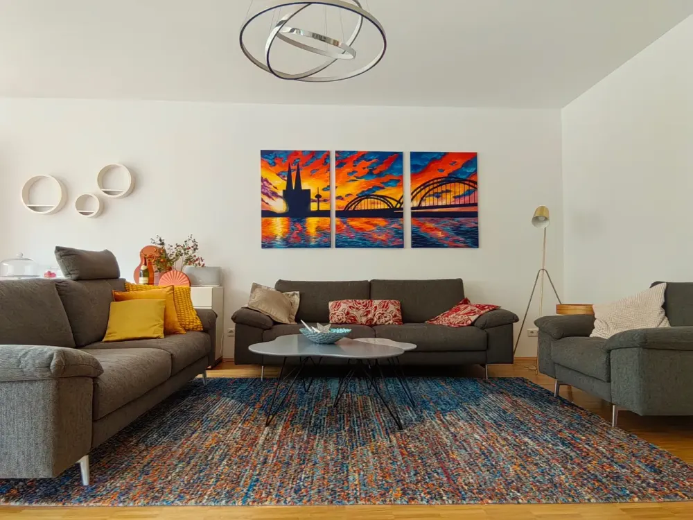 Möblierte Wohnung am Stadtwald, gehobene Ausstattung in top Lage