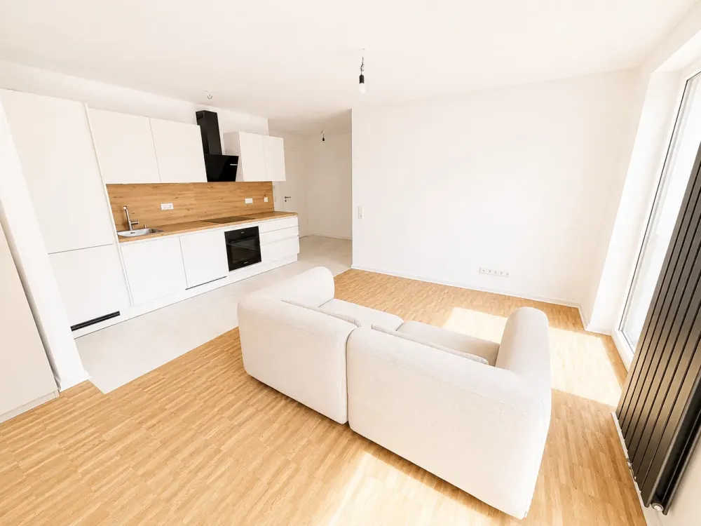 Stilvolles Business-Apartment: ca. 45 m² Erstbezug in Top-Lage, sofort bezugsfertig